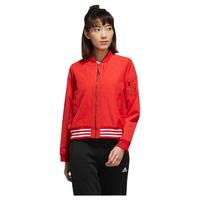 adidas 阿迪达斯 WV 3S BOMBER 女子运动夹克 FI9270 红色 XL