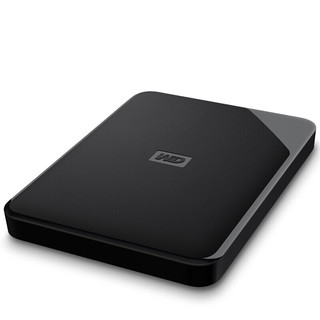 西部数据 Elements SE 新元素系列 2.5英寸Micro-B移动机械硬盘 4TB USB 3.0 经典黑