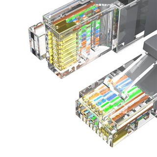 HONGDAK 0023 六类CAT6 千兆网线 1m 灰色