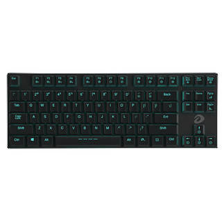 Dareu 达尔优 EK820 87键 有线机械键盘 黑色 国产青轴 单光