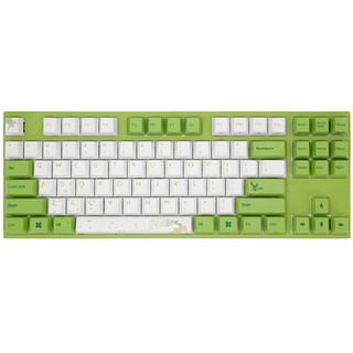 VARMILO 阿米洛 森灵主题 VA87 有线机械键盘 绿色 Cherry银轴 无光