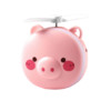 桑巴达 USB小风扇 粉色 圆眼猪猪款
