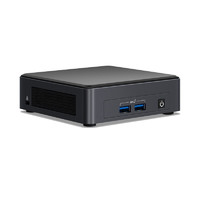 intel 英特尔 猛虎峡谷 NUC11TNKi5 十一代酷睿版 家用台式机 黑色 (酷睿i5-1135G7、核芯显卡、风冷)