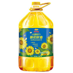 金龙鱼 物理压榨葵花籽油 6.18L