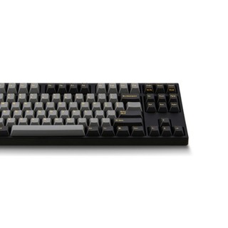 Leopold 利奥博德 FC750R PD版 87键 有线机械键盘 石墨金 Cherry红轴 无光