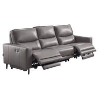 CHEERS 芝华仕 50398 轻奢真皮沙发 三人位 银灰色