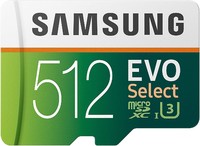 SAMSUNG 三星 三boom EVO Select 512GB microSD蓝卡 含税