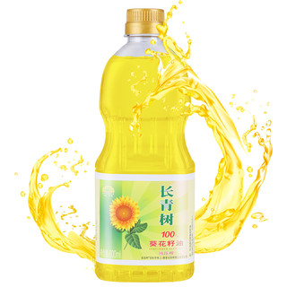 长青树 纯压榨葵花籽油 600ml