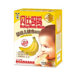 贝比玛玛 婴幼儿米饼 香蕉味 50g