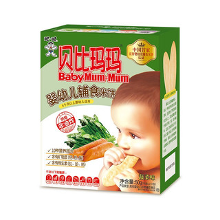 贝比玛玛 婴幼儿米饼 蔬菜味 50g