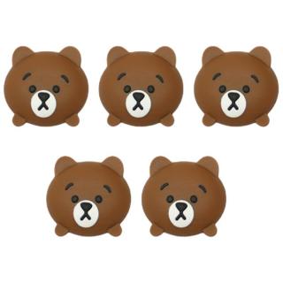 昕昕zh05641小熊硅胶防撞贴五个装