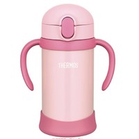 Prime会员：THERMOS 膳魔师 儿童吸管保温杯-粉色