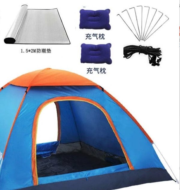 winpolar 260031 自动帐篷 3-4人款 送防潮垫 充气枕*2个