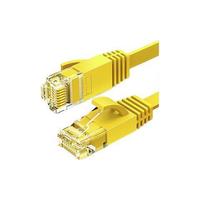 SAMZHE 山泽 六类CAT6 千兆扁平网线 8m 黄色