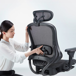 YANXUAN 网易严选 1116033 人体工学电脑椅 黑色 升级款