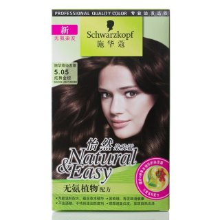 schwarzkopf施华蔻怡然染发霜505炫舞金棕1盒