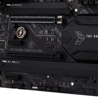 ASUS 华硕 TUF GAMING Z590 PLUS WI-FI ATX主板（intel LGA1200、Z590）+英特尔 酷睿i7-11700K CPU套装