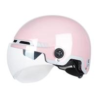 晓安 0812 摩托车头盔 桃粉色