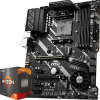 MSI 微星 PRO系列 X570 A PRO ATX主板（AMD AM4、X570）+AMD 锐龙R7-5800X CPU套装