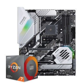 ASUS 华硕 PRIME X570 PRO ATX主板（AMD AM4、X570）+AMD 锐龙R7-3700X CPU套装