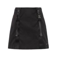 PRADA 普拉达 Re-Nylon 女士半身短裙 21H875_1YFL_F0002_S_202 黑色 42S