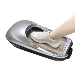 官佳 全自动鞋套机家用鞋膜机智能脚套机覆膜机一次性脚套防水免脱鞋 银色