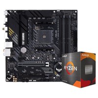 ASUS 华硕 TUF GAMING B550 PLUS 重炮手主板+R5-5600X 处理器 板U套装