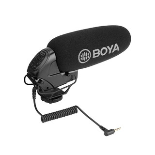 BOYA博雅 麦克风 BY-BM3032单反相机枪式超心型麦克风 摄像机机顶枪型指向性专业收录音话筒直播录制视频