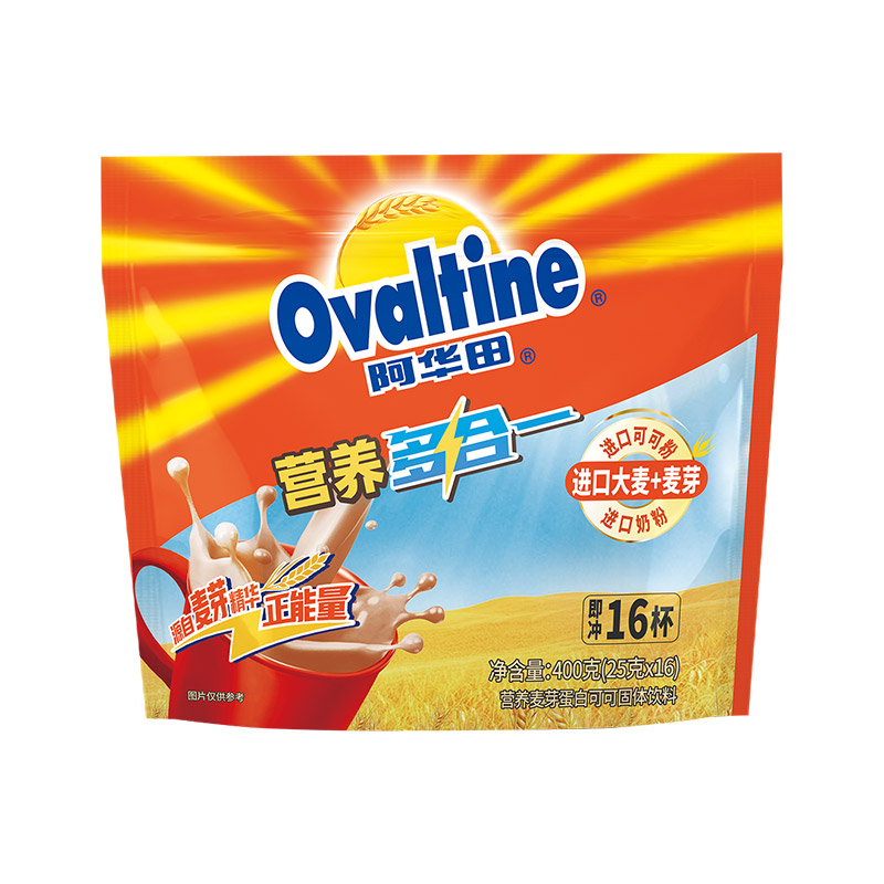 88VIP：Ovaltine 阿华田 营养多合一 营养麦芽蛋白可可固体饮料 400g