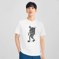 【山夏Tee】2021春夏 户外舒适透气短袖T恤男4U9H XL FN4/白色