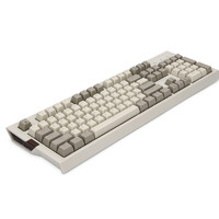 AJAZZ 黑爵 AK510 104键 有线机械键盘 灰白色 国产茶轴 RGB