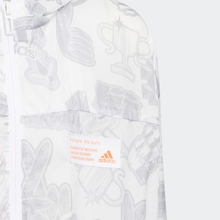 adidas 阿迪达斯 YK IMG LW JKT 男童夹克外套 GP0524 绿/白/橙 128cm