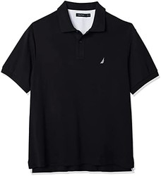 NAUTICA 诺帝卡 Nautica Men's Classic Fit Short Sleeve Solid Soft Cotton Polo Shirt