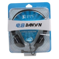 DANyiN 电音 DT-801 耳罩式头戴式动圈有线耳机 黑色 3.5mm