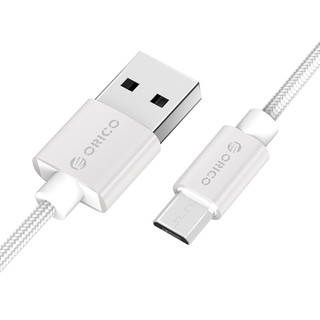 ORICO 奥睿科 MTF-10 Micro USB 数据线 1m 银色