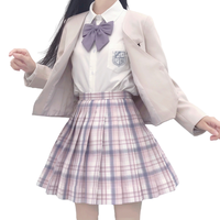 猫萌哒 温眠 校供感JK制服 女士格裙 42cm S