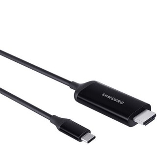 SAMSUNG 三星 TV Type-C HDMI视频线转换线 1.38m+HDMI延长线 1.0m