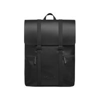 Gaston Luga SPLASH 16 男女款皮革双肩包 8101 典雅黑