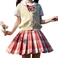 猫萌哒 玫瑰少女 JK制服 女士格裙 42cm S