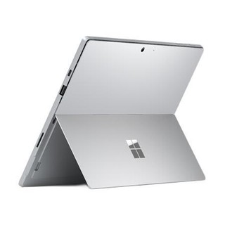 Microsoft 微软 Surface Pro 7 12.3英寸 Windows 二合一平板电脑+指纹键盘(2736*1824dpi、酷睿i3-1005G1、4GB、128GB SSD、WiFi版、亮铂金）