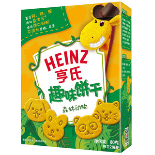 Heinz 亨氏 趣味饼干 森林动物 80g*3盒