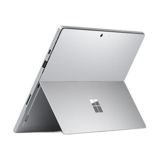 Microsoft 微软 Surface Pro 7 12.3英寸 Windows 二合一平板电脑+指纹键盘(2736*1824dpi、酷睿i7-1065G7、16GB、256GB、WiFi版、亮铂金）