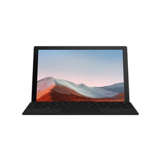 Microsoft 微软 Surface Pro 7+ 商用版 12.3英寸 Windows 10 二合一平板电脑+典雅黑键盘套装(2736*1824dpi、酷睿i5-1135G7、8GB、256GB SSD、LTE版、亮铂金）