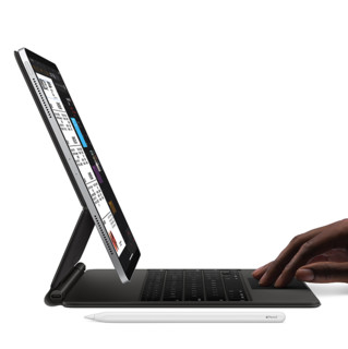 Apple 苹果 iPad Pro 2020款 Pencil+键盘双面夹套装版 12.9英寸 iPadOS 平板电脑(2732*2048dpi、A12Z、512GB、WLAN版、银色、MXAW2CH/A)