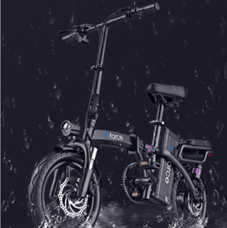 G-force  电动自行车 TDT07Z 48V6.6Ah锂电池 炫酷黑 锐行版
