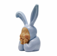 稀奇 瞿广慈《兔比比》13x8x6.5cm 雕塑