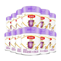金领冠 菁护系列 较大婴儿奶粉 国产版 2段 280g*12罐