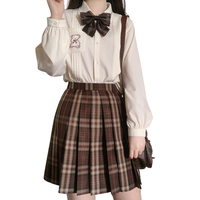 猫萌哒 可可小姐 JK制服 女士格裙 42cm S