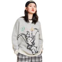  PEACEBIRD 太平鸟 女士圆领毛衣 A6EEA4761 灰色 M