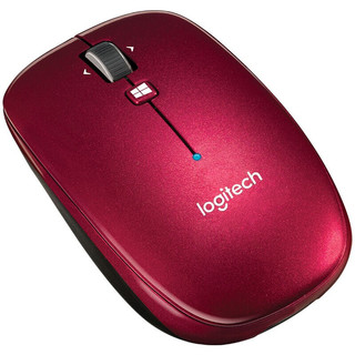 logitech 罗技 M557 蓝牙无线鼠标 1000DPI 红色